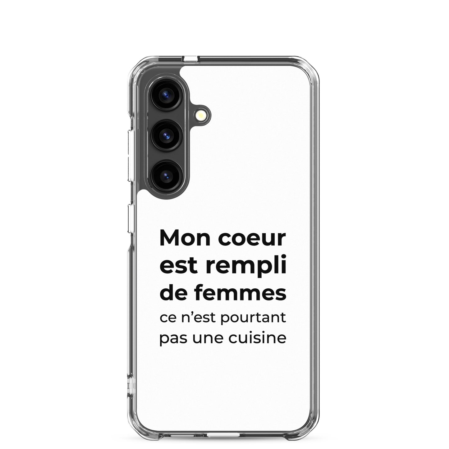 Coque Samsung Mon cœur est rempli de femmes ce n'est pourtant pas une cuisine - Sedurro