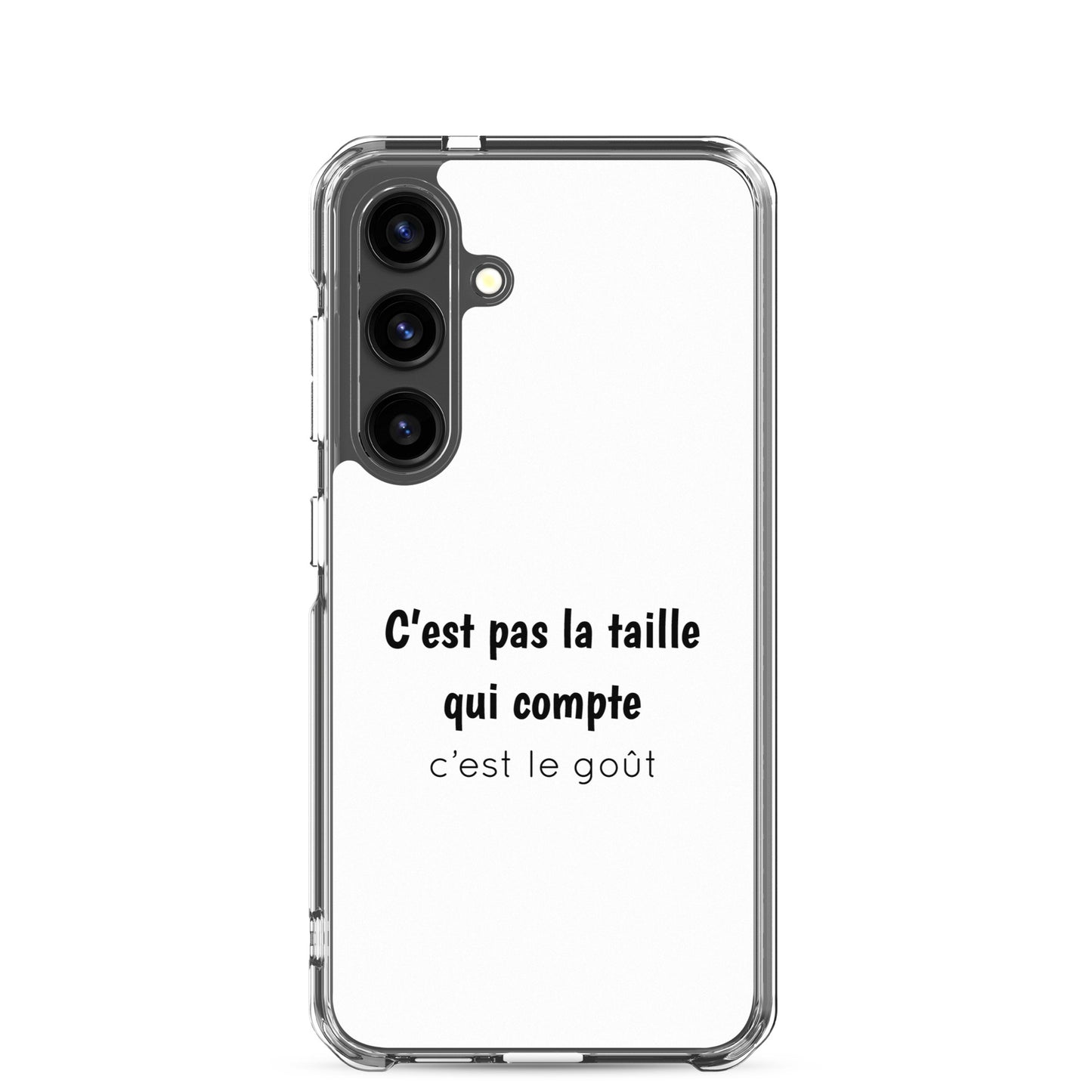 Coque Samsung C'est pas la taille qui compte c'est le goût - Sedurro