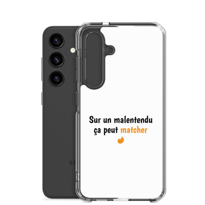 Coque Samsung Sur un malentendu ça peut matcher - Sedurro