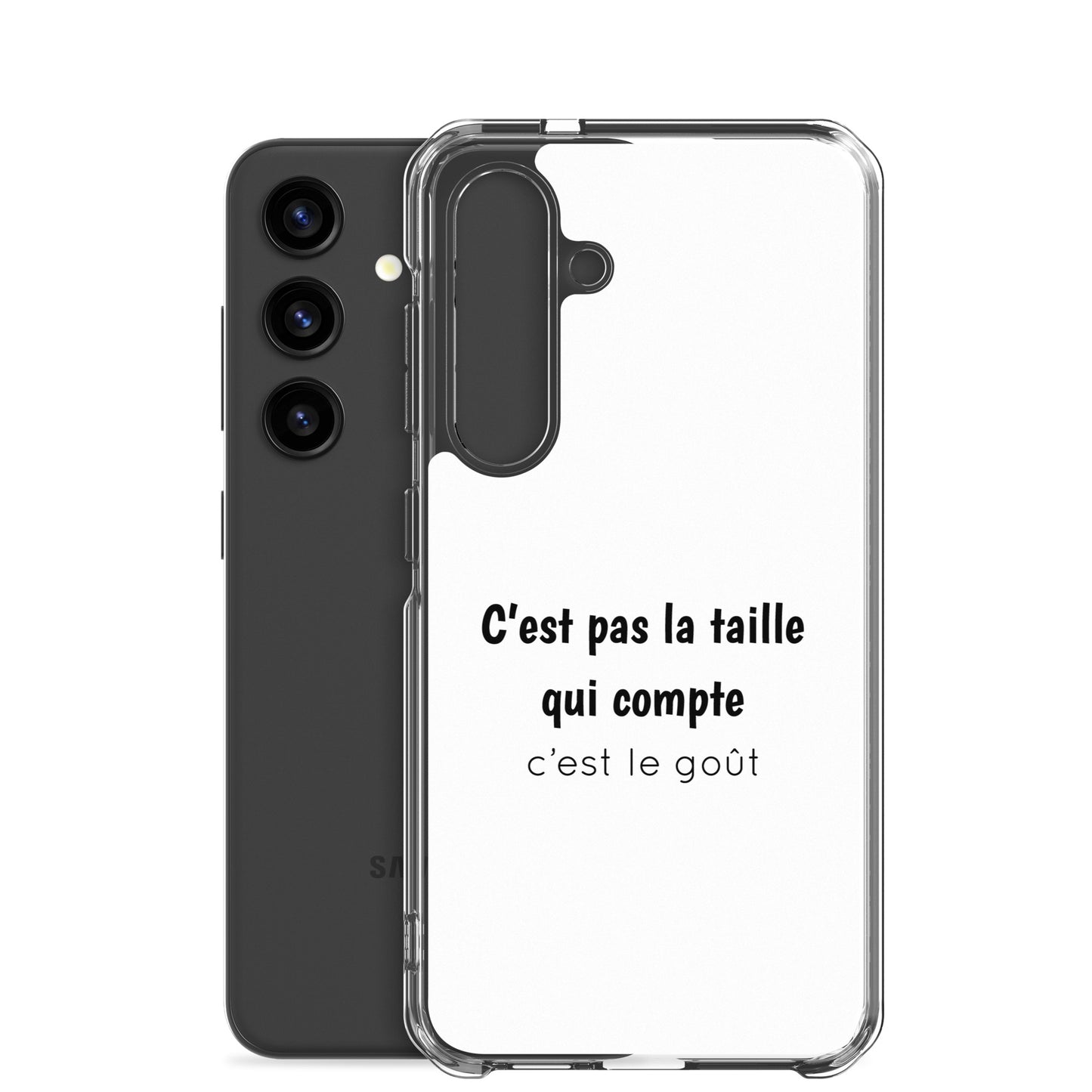 Coque Samsung C'est pas la taille qui compte c'est le goût - Sedurro