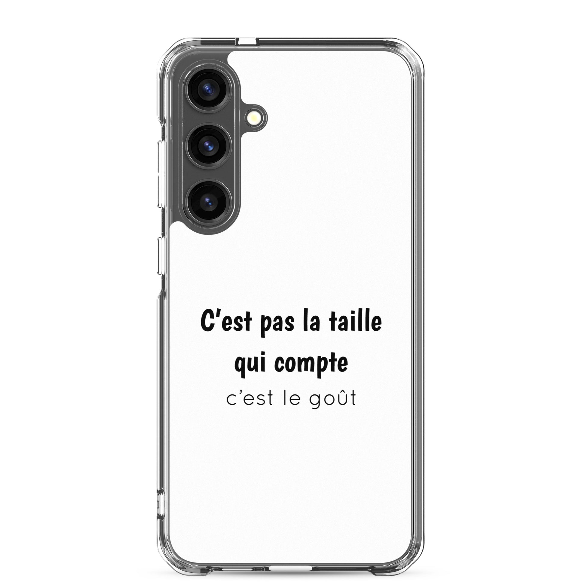 Coque Samsung C'est pas la taille qui compte c'est le goût - Sedurro