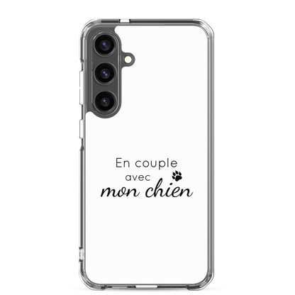 Coque Samsung En couple avec mon chien - Sedurro