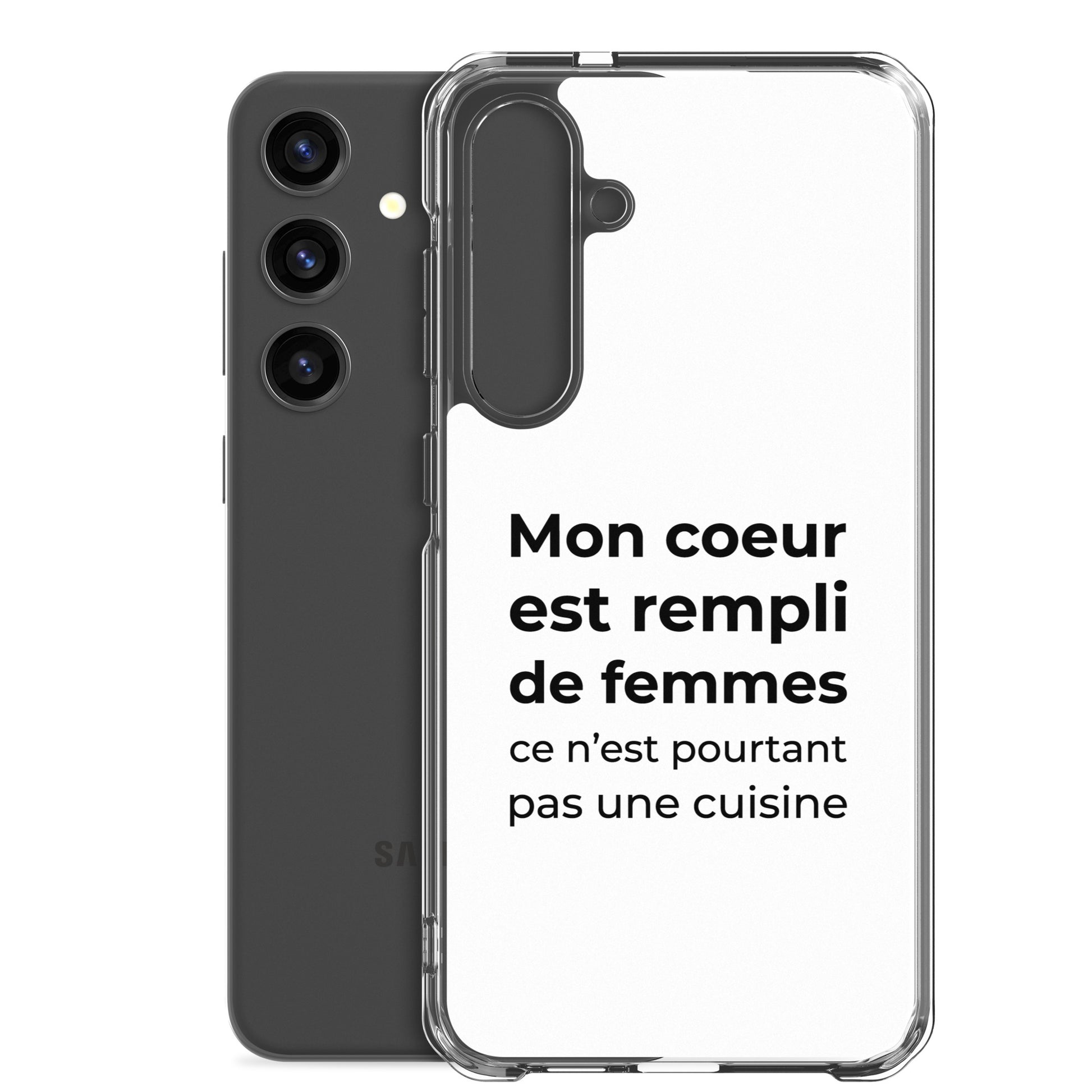 Coque Samsung Mon cœur est rempli de femmes ce n'est pourtant pas une cuisine - Sedurro