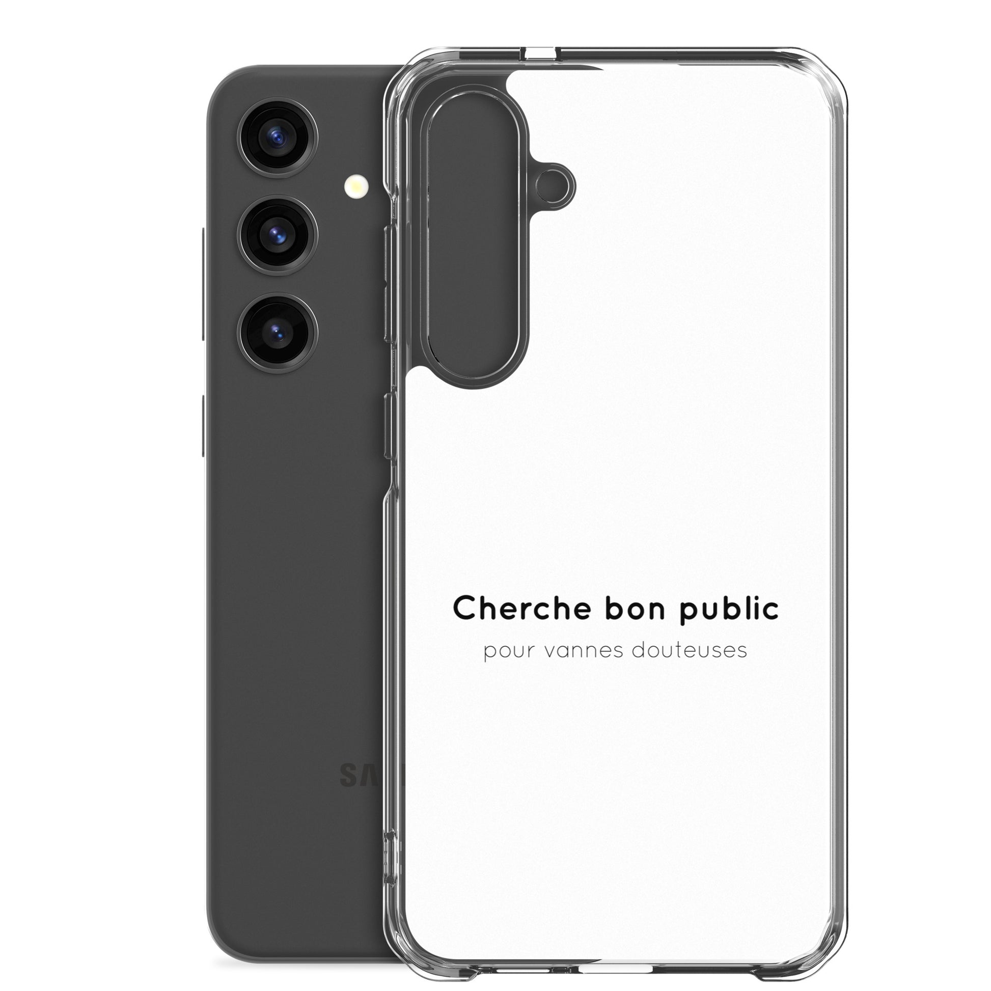 Coque Samsung Cherche bon public pour vannes douteuses - Sedurro