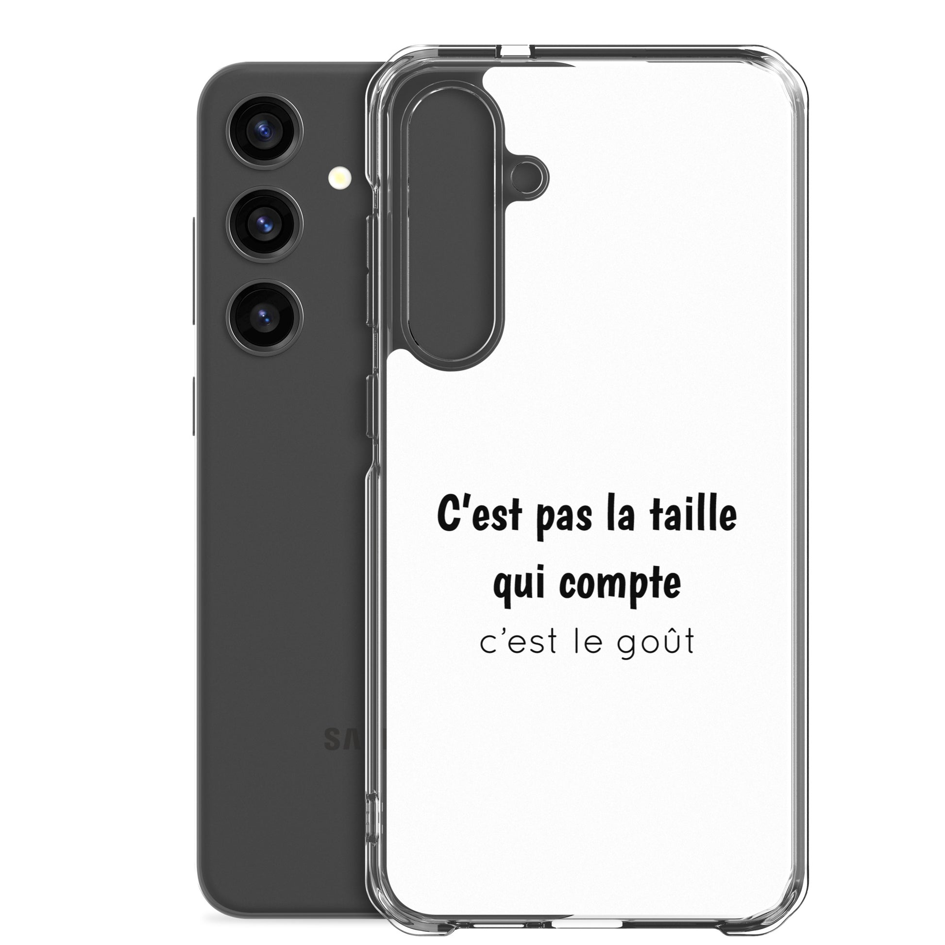 Coque Samsung C'est pas la taille qui compte c'est le goût - Sedurro