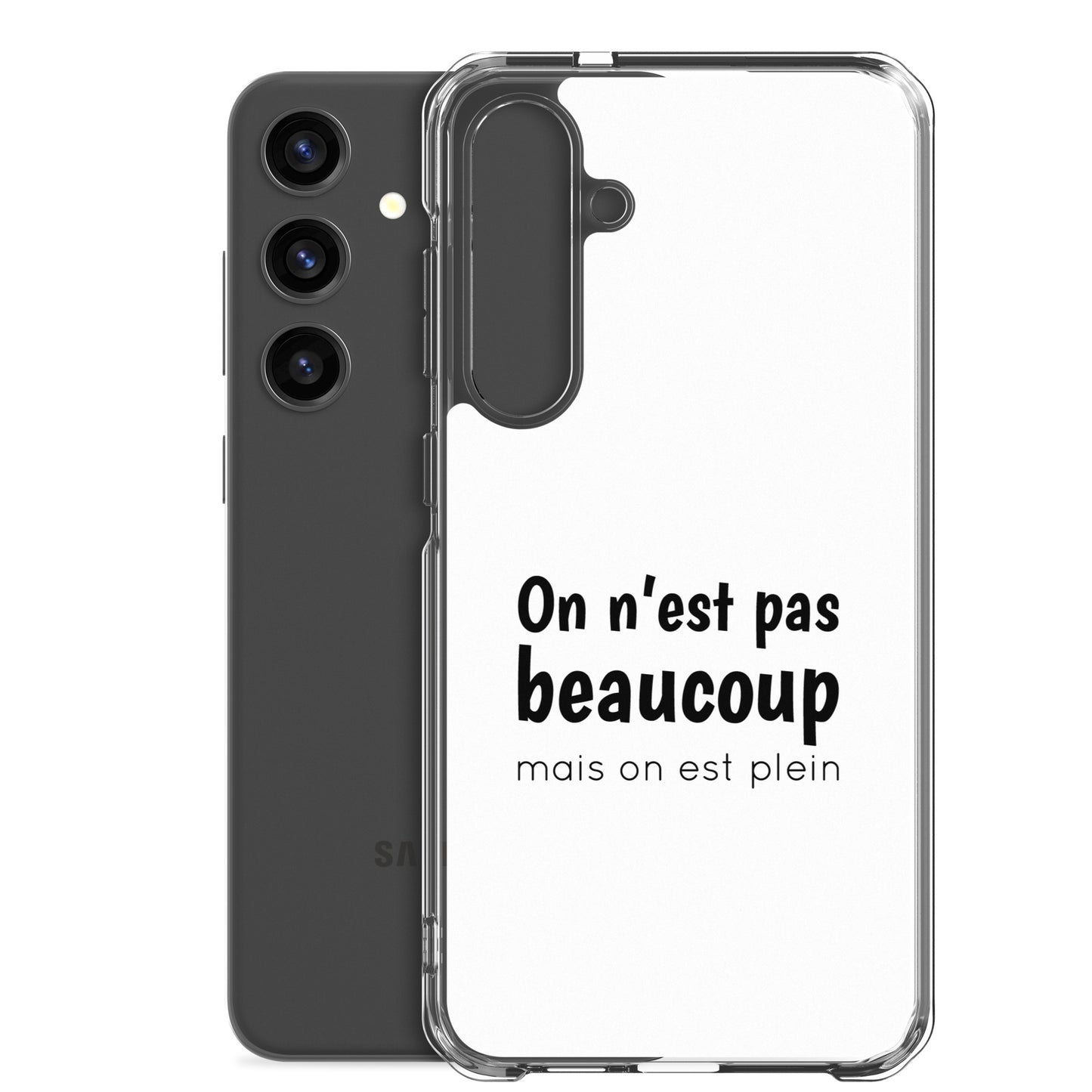 Coque Samsung On n'est pas beaucoup mais on est plein - Sedurro