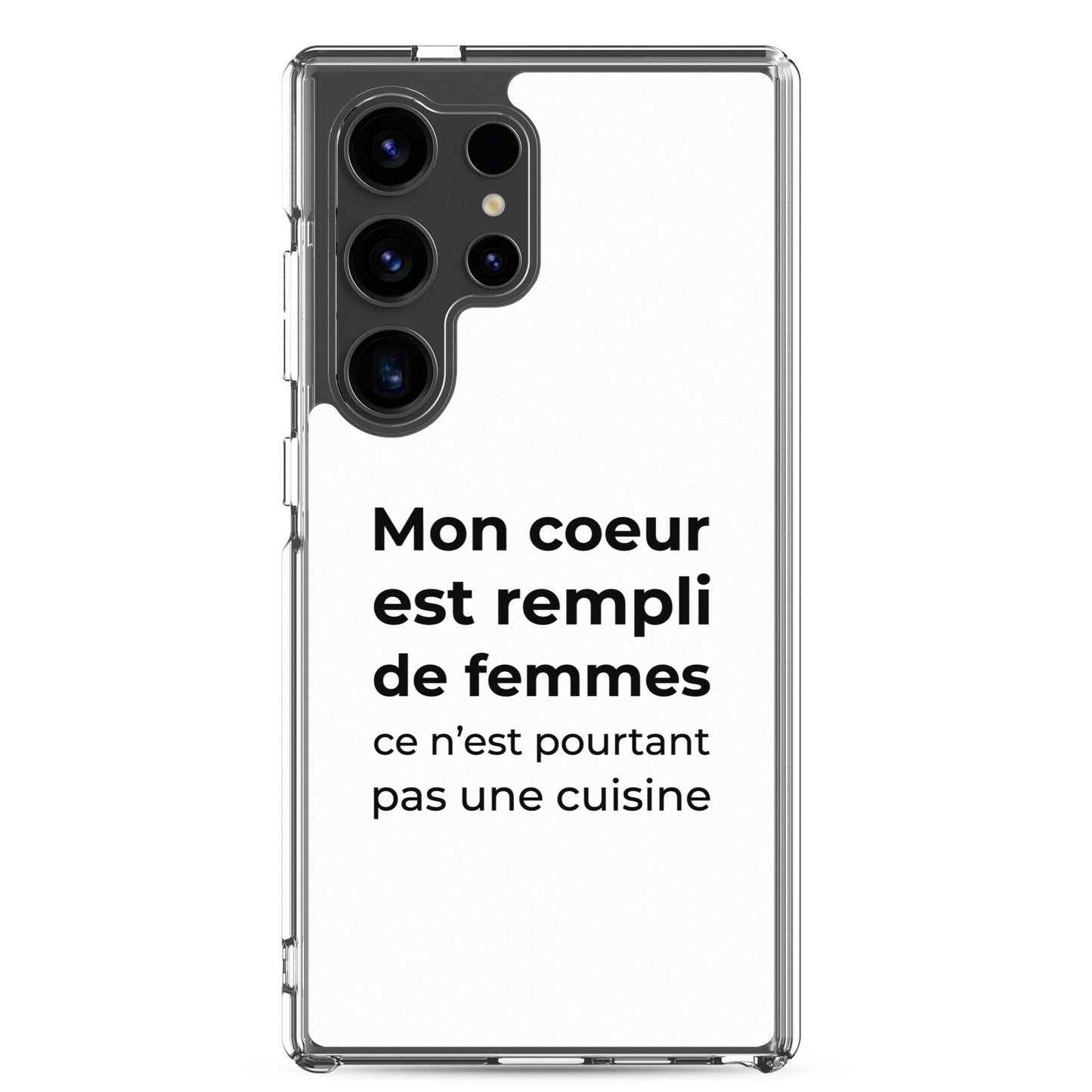 Coque Samsung Mon cœur est rempli de femmes ce n'est pourtant pas une cuisine - Sedurro