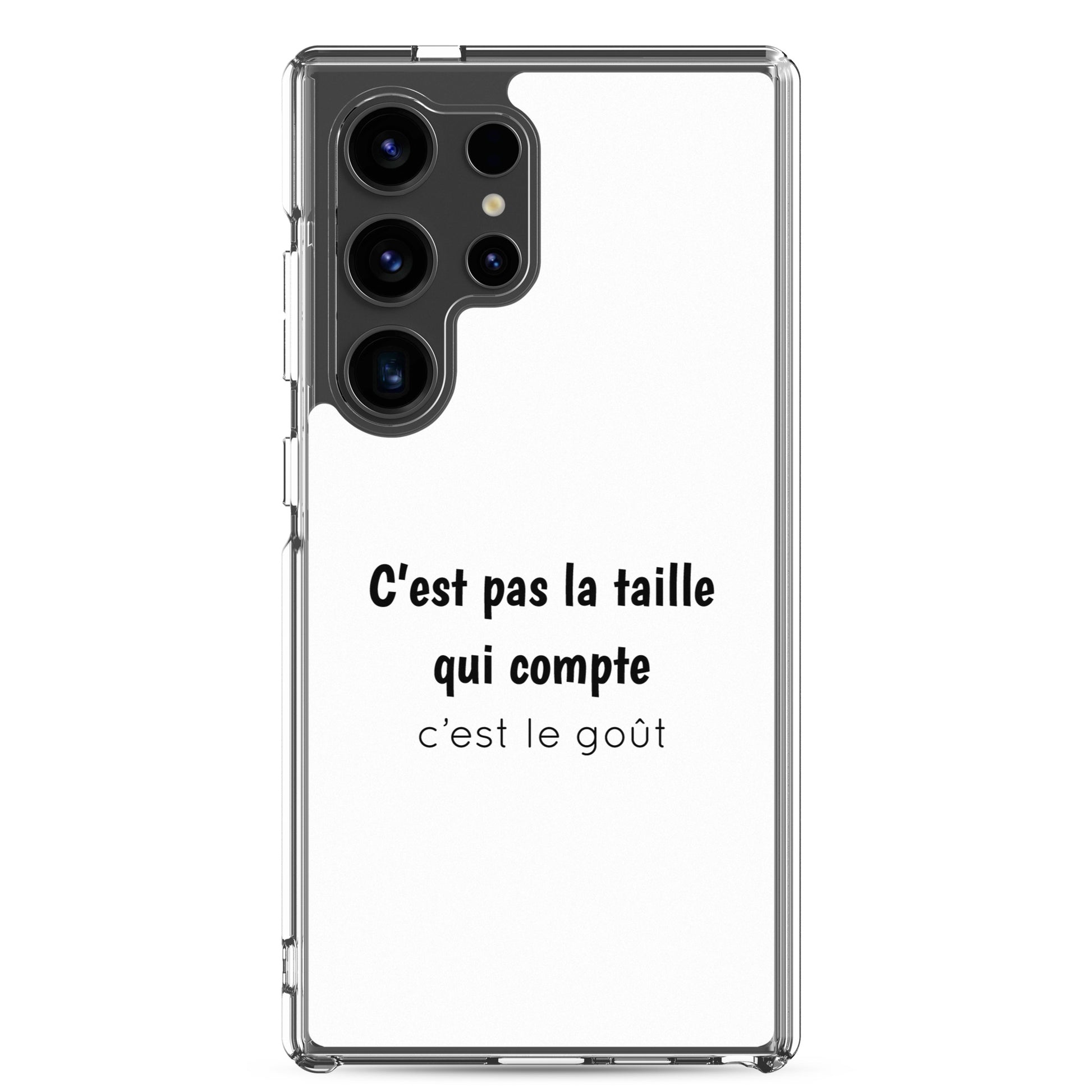 Coque Samsung C'est pas la taille qui compte c'est le goût - Sedurro