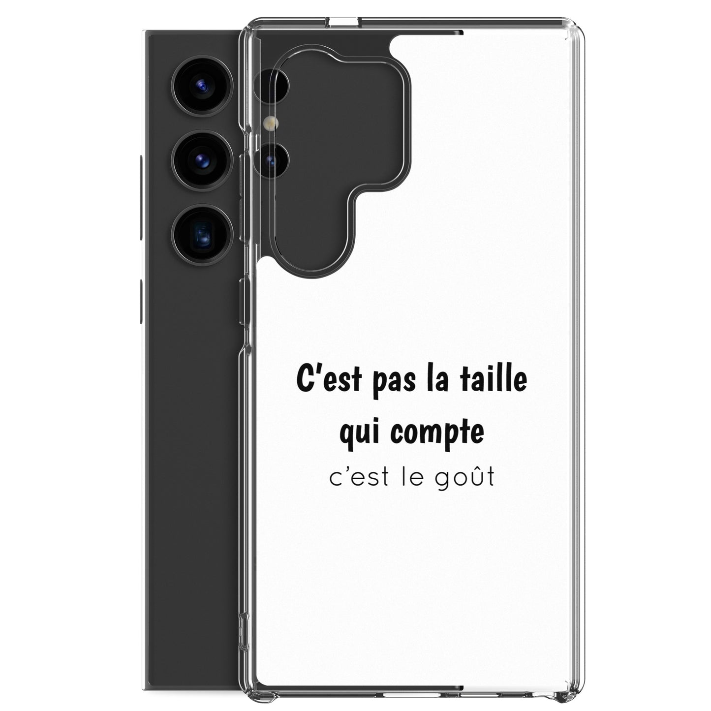 Coque Samsung C'est pas la taille qui compte c'est le goût - Sedurro