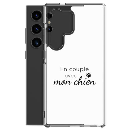 Coque Samsung En couple avec mon chien - Sedurro