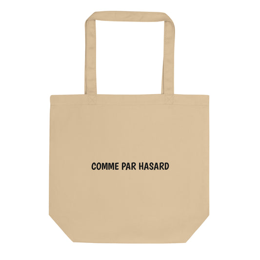 Tote bag bio Comme par hasard - Sedurro