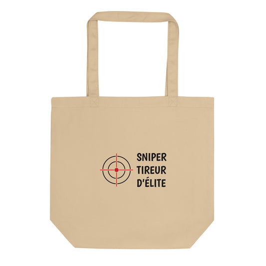 Tote bag bio Sniper tireur d'élite - Sedurro