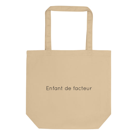 Tote bag bio Enfant de facteur - Sedurro