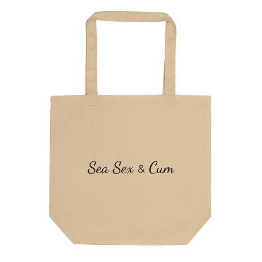 Tote bag bio Sea sex & cum - Sedurro