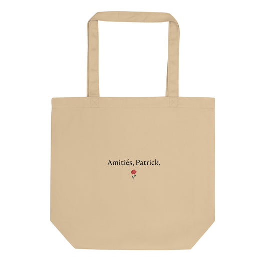 Tote bag bio Amitiés Patrick Sedurro