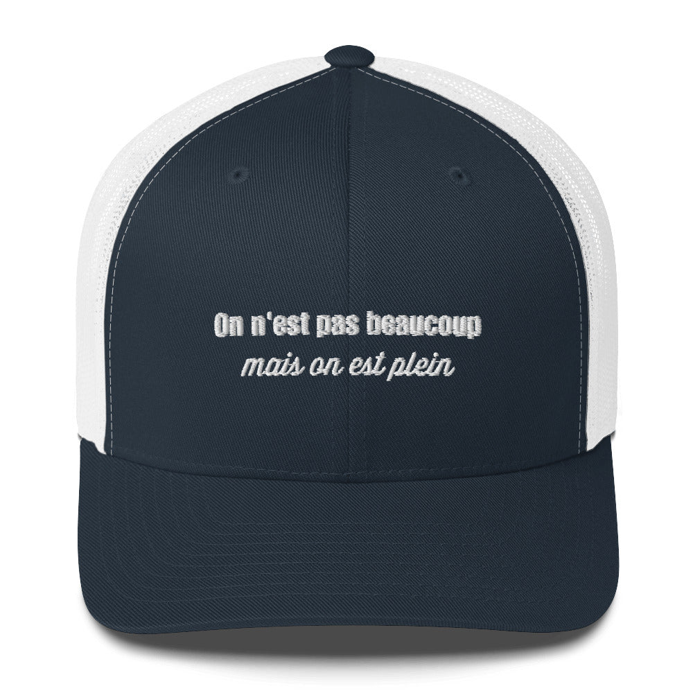 Casquette brodée On n'est pas beaucoup mais on est plein - Sedurro