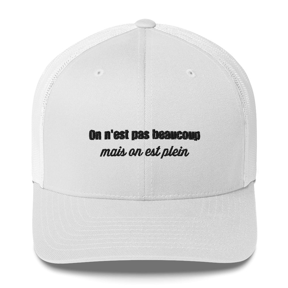 Casquette brodée On n'est pas beaucoup mais on est plein - Sedurro