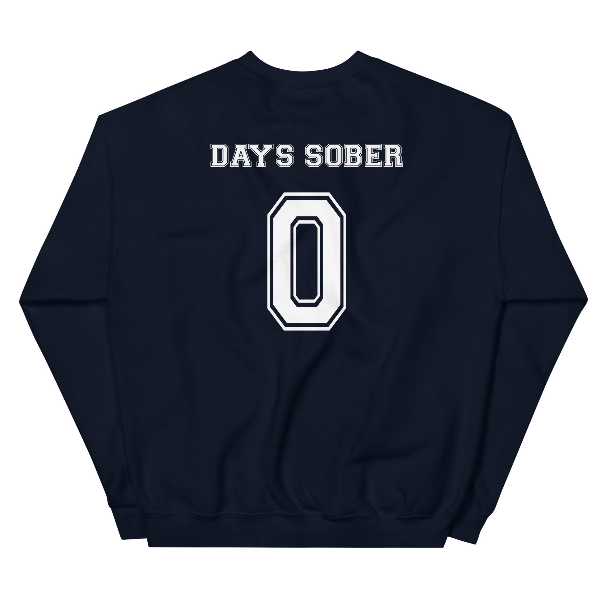 Sweat unisexe col rond Days sober 0 Sedurro