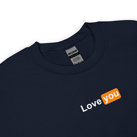 Unisex round neck sweatshirt Love you logo PH