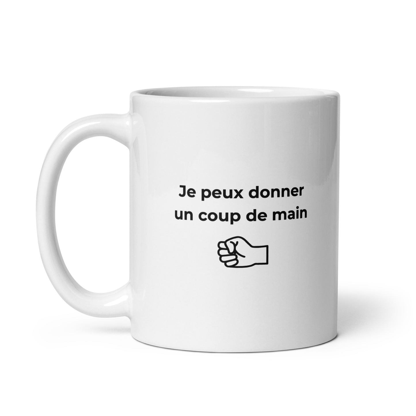 Mug Je peux donner un coup de main fist - Sedurro