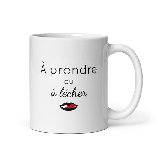 Mug À prendre ou à lécher - Sedurro